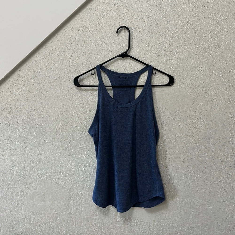 Patagonia Capilene cool trail tank small smolder blue
